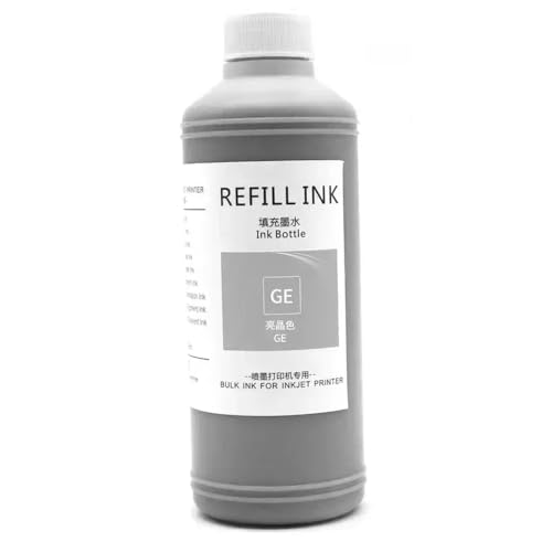 xajbtpq 500 ml Pigmenttinte kompatibel Kompatibel mit Plotter -Drucker DesignJet Z300 Z3200 Z5200 Z2100 Z5400 Kompatibel mit 70 Füllkühler Ergänzung(GE-500ml) von xajbtpq
