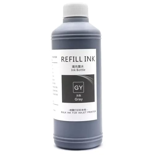 xajbtpq 500 ml Pigmenttinte kompatibel Kompatibel mit Plotter -Drucker DesignJet Z300 Z3200 Z5200 Z2100 Z5400 Kompatibel mit 70 Füllkühler Ergänzung(GY-500ml) von xajbtpq