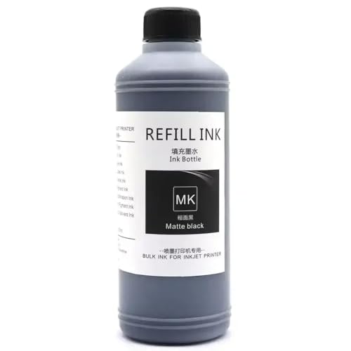 xajbtpq 500 ml Pigmenttinte kompatibel Kompatibel mit Plotter -Drucker DesignJet Z300 Z3200 Z5200 Z2100 Z5400 Kompatibel mit 70 Füllkühler Ergänzung(MK-500ml) von xajbtpq
