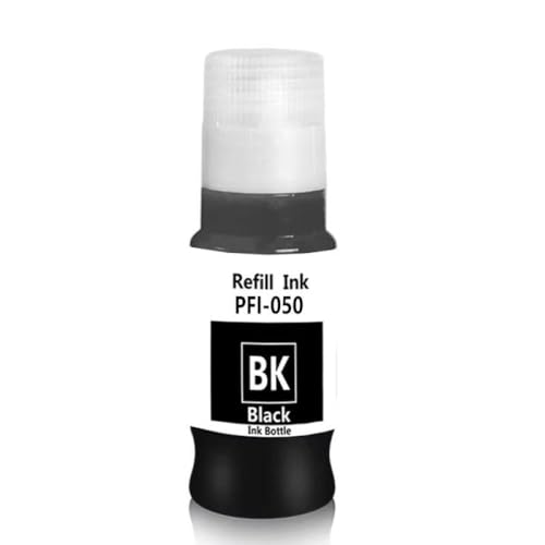 xajbtpq 70 ml PFI050 Nachfüllink PFI-050 Pigmenttinte kompatibel mit TC-20- und TC-20-M-Druckern Nachfüllinte Kompatibel mit Drucker der TC-20-Serie(1PC-BK) von xajbtpq