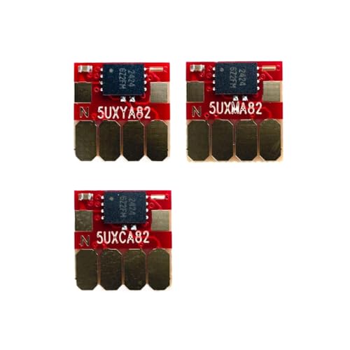 xajbtpq ARC Chip 952 953 954 955xl Patrone Nachfüllkit kompatibel mit OfficeJet Pro 7740 8710 8715 8720 8730 8210 Drucker und ähnliche Modelle CISS System Qsyrainbow 95U(3pcs (3 Color)) von xajbtpq