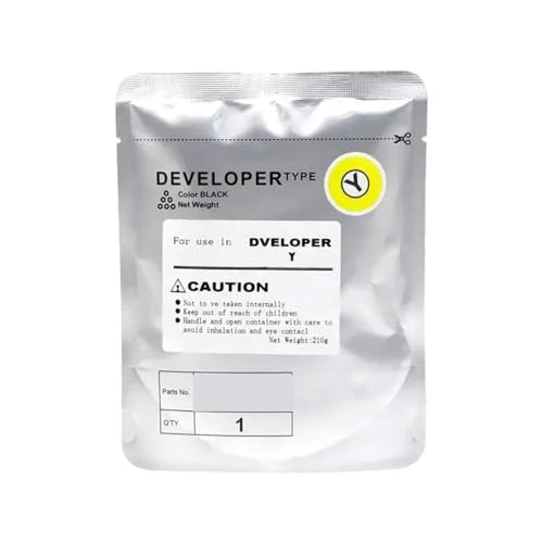 xajbtpq DV322 DV-322 Entwicklerpulver kompatibel mit 224 284 364 BH224 284 364 Drucker Kontrastmedium(DV322-Yellow) von xajbtpq