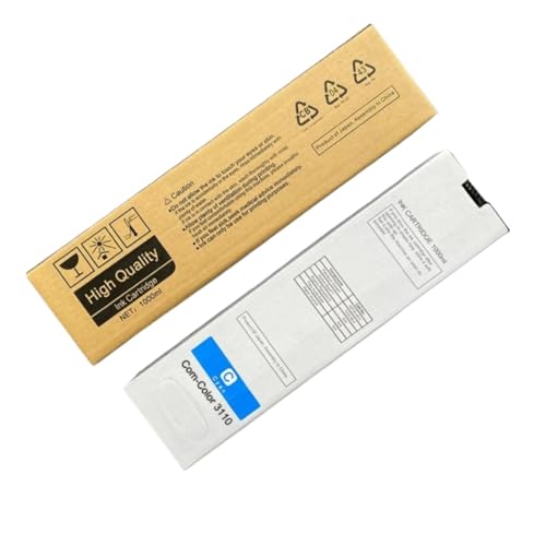 xajbtpq Kompatible Reinigungslösung Patrone Kompatibel mit Riso Comcolor -Drucker 3110 3150 7110 7150 9110 9150 Tintenstrahldruckerwartung(Black) von xajbtpq