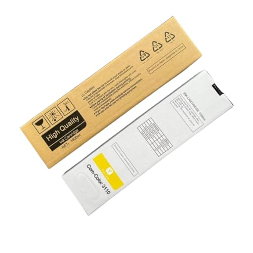 xajbtpq Kompatible Reinigungslösung Patrone Kompatibel mit Riso Comcolor -Drucker 3110 3150 7110 7150 9110 9150 Tintenstrahldruckerwartung(Cyan) von xajbtpq