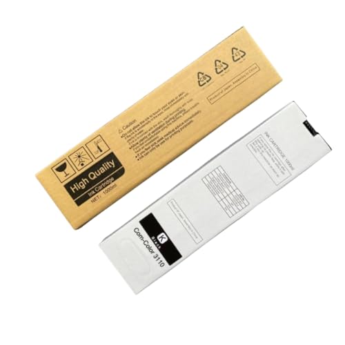 xajbtpq Kompatible Reinigungslösung Patrone Kompatibel mit Riso Comcolor -Drucker 3110 3150 7110 7150 9110 9150 Tintenstrahldruckerwartung(Yellow) von xajbtpq
