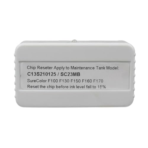 xajbtpq SC23MB Abfall-Tintenwartungsbox-Chip-Resickter kompatibel mit SC-F100 SC-F130 SC-F160 SC-F170 F100 F130 F160 F170 Drucker S210125 Modell xajbtpq SC23MB Abfall-Tintenwartungsbox-Chip-Resickter kompatibel mit SC-F100 SC-F130 SC-F160 SC-F170 F100 F130 F160 F170 Drucker S210125 Modell von xajbtpq