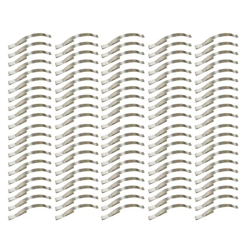 100 Stück Fenster-Screen-Spann-Clips, Stahl, flache Federeck-Clips, Fenster-Screen-Federklammern, Set für Aluminiumk-Fenster-Bildschirm-Clips 100 Stück Fenster-Screen-Spann-Clips, Stahl, flache Federeck-Clips, Fenster-Screen-Federklammern, Set für Aluminiumk-Fenster-Bildschirm-Clips von xbiez