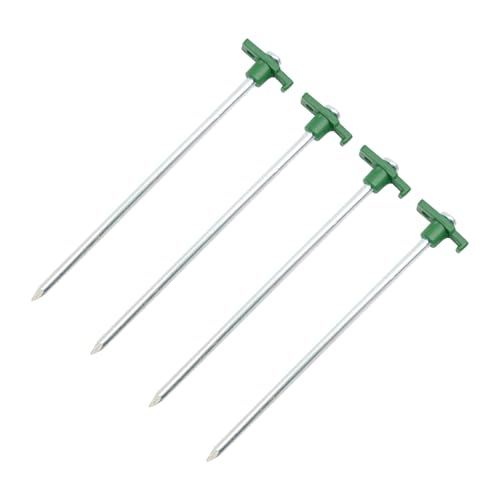 4 x Eisfischen-Schutzanker, windresistent, tragbare Zeltheringe für sichere Befestigungen, langlebige Heringe von xbiez