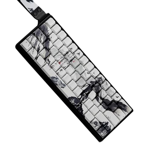 ANSI ISOs Layout Original Profile Keycaps PBTs The Legends Of Chusen Side Print Keycaps For 61/64/68 Keyboards von xbiez