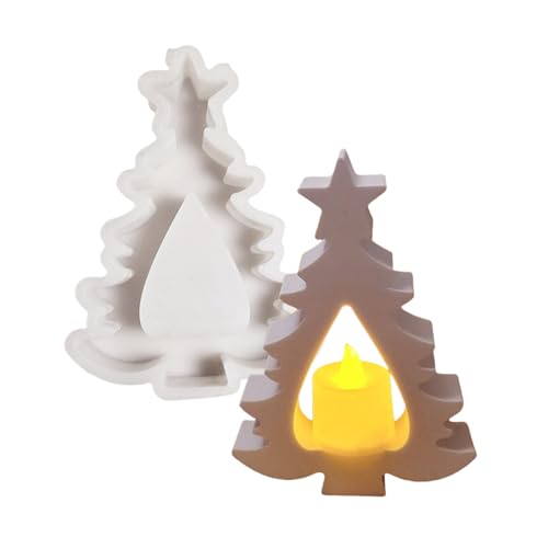 Handgefertigte Silikonform für Weihnachtsbaum-Form, Ständer, Silikon-Textur zum Basteln, Ornament, Weihnachtsbaum-Halter-Formen von xbiez