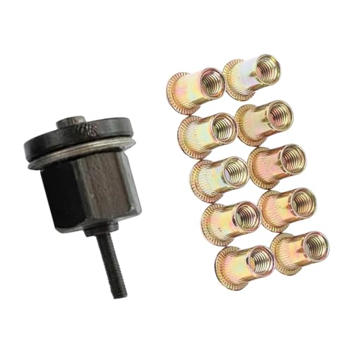 Kleine manuelle Nietmutter-Werkzeug, Stahl, Handmutter-Installator, einfach zu bedienen, für Hausreparatur und Metallarbeiten, leichtes Werkzeug Kleine manuelle Nietmutter-Werkzeug, Stahl, Handmutter-Installator, einfach zu bedienen, für Hausreparatur und Metallarbeiten, leichtes Werkzeug von xbiez