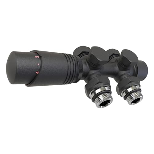 Multiblocks Heizkörper Anschluss-Set Thermostatventile Eckform für Badheizung Zubehör Anthrazit G1/2 Badheizkörper Ventile Multiblocks Heizkörper Anschluss-Set Thermostatventile Eckform für Badheizung Zubehör Anthrazit G1/2 Badheizkörper Ventile von xbiez