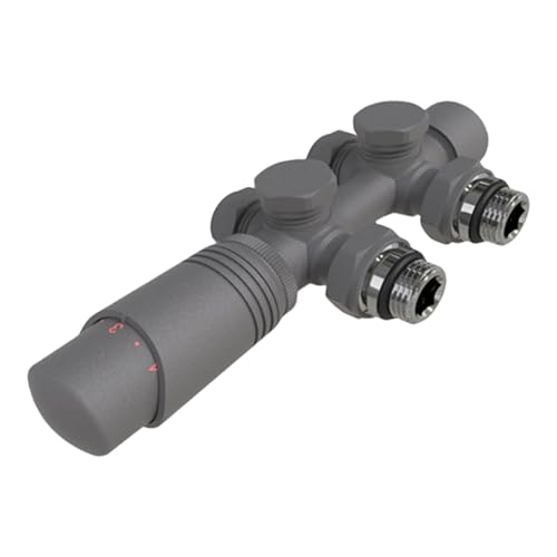 Multiblocks Heizkörper Anschluss-Set Thermostatventile Eckform für Badheizung Zubehör Anthrazit G1/2 Badheizkörper Ventile Multiblocks Heizkörper Anschluss-Set Thermostatventile Eckform für Badheizung Zubehör Anthrazit G1/2 Badheizkörper Ventile von xbiez