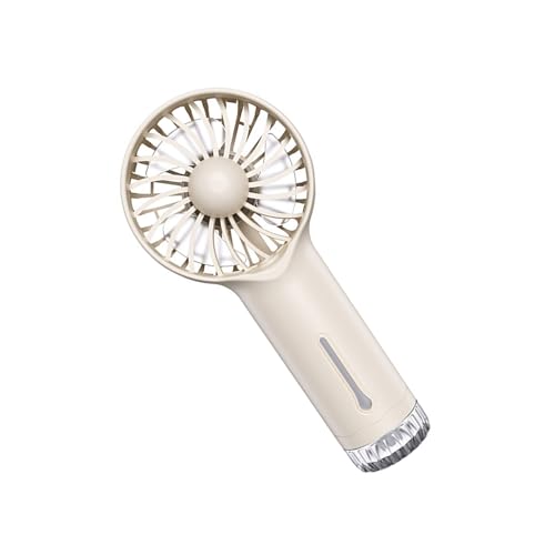 Multifunktionaler Handventilator, effizienter Kühlventilator, leistungsstarker Ventilator, kleiner elektrischer Ventilator für Reisen, Büro und Außenbereich, leiser Handventilator von xbiez