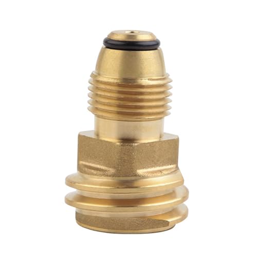 Propan-Anschlüsse aus Messing, Schnellverbindung, Umwandlung, Grillverbinder, geeignet für Reise-Grillplatten, Schnellverbindung, Propangas-Adapter von xbiez