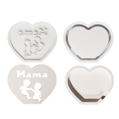 Silikonformen, Nachtlicht-Formen, Projektformen, hohle Herzform für handgefertigte Geschenke und dekorative kreative Silikonform von xbiez
