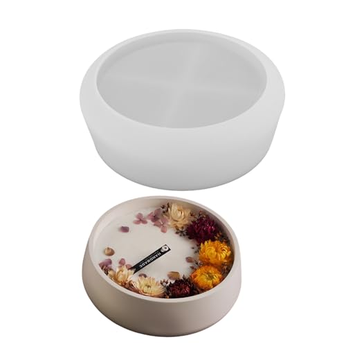 Stilvolles, großes, rundes stabiles Silikonharz für Epoxidguss, Schmuck, Geschirr, Tablett, Bastelbedarf, Projekte Stilvolles, großes, rundes stabiles Silikonharz für Epoxidguss, Schmuck, Geschirr, Tablett, Bastelbedarf, Projekte von xbiez