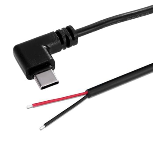 USB C Auf-2-Pin Kabel Mit Blankem Draht Offenes Ende 5 V/2 A USB Typ C Stecker 2-Pin Pigtail Stromkabel Ersatz DIY Kabel Für LED Licht 2-adriges USB Kabel Schwarz USB C Kabel Typ C Stromkabel (25CM-B) USB C Auf-2-Pin Kabel Mit Blankem Draht Offenes Ende 5 V/2 A USB Typ C Stecker 2-Pin Pigtail Stromkabel Ersatz DIY Kabel Für LED Licht 2-adriges USB Kabel Schwarz USB C Kabel Typ C Stromkabel (25CM-B) von xbiez