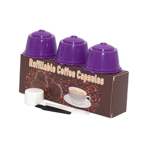 Wiederverwendbare Kaffeefilterbecher mit Bürste und Löffel, geeignet für Zuhause oder Büro, zum Aufbrühen von Kaffee, verschiedene Farben, 3 Stück, leicht zu reinigende Filter Wiederverwendbare Kaffeefilterbecher mit Bürste und Löffel, geeignet für Zuhause oder Büro, zum Aufbrühen von Kaffee, verschiedene Farben, 3 Stück, leicht zu reinigende Filter von xbiez