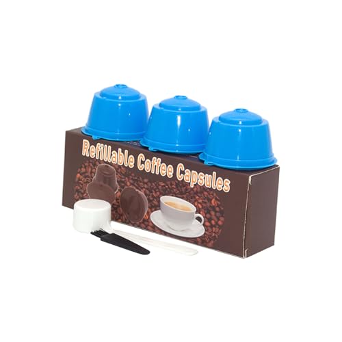 Wiederverwendbare Kaffeefilterbecher mit Bürste und Löffel, geeignet für Zuhause oder Büro, zum Aufbrühen von Kaffee, verschiedene Farben, 3 Stück, leicht zu reinigende Filter Wiederverwendbare Kaffeefilterbecher mit Bürste und Löffel, geeignet für Zuhause oder Büro, zum Aufbrühen von Kaffee, verschiedene Farben, 3 Stück, leicht zu reinigende Filter von xbiez
