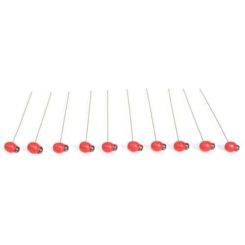 xbiez 10 Stück Holz-Marienkäfer-Figuren, Hofpfähle für den Außenbereich, Gärten und Terrassen, stilvolle Dekopfähle, Ornament, Gartendekoration xbiez 10 Stück Holz-Marienkäfer-Figuren, Hofpfähle für den Außenbereich, Gärten und Terrassen, stilvolle Dekopfähle, Ornament, Gartendekoration von xbiez