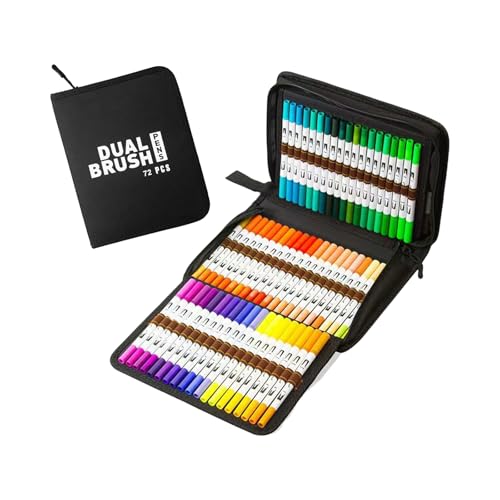 xbiez 60/72/80/100 Farben Acrylstift Acrylmarker Zeichenstift Doppelspitze Pinselstift für Steinmalerei Glas xbiez 60/72/80/100 Farben Acrylstift Acrylmarker Zeichenstift Doppelspitze Pinselstift für Steinmalerei Glas von xbiez