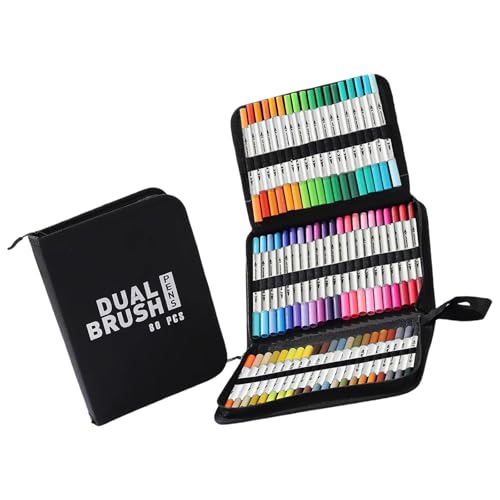 xbiez 60/72/80/100 Farben Acrylstift Acrylmarker Zeichenstift Doppelspitze Pinselstift für Steinmalerei Glas xbiez 60/72/80/100 Farben Acrylstift Acrylmarker Zeichenstift Doppelspitze Pinselstift für Steinmalerei Glas von xbiez