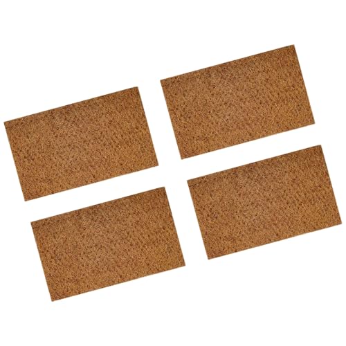 xbiez Kokosnussfaser, feuchtigkeitsspendende Matte für Reptilien, Terrarien, Bettwäsche, Substrateinlage mit Retention, Haustier-Terrarien, 4 Stück von xbiez