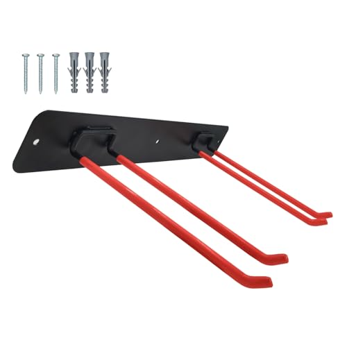 xbiez Robuste Haken für Garage und Garten, für Werkzeuge und Fahrräder, platzsparende Wandhalterung, Haken für Werkzeugraum von xbiez