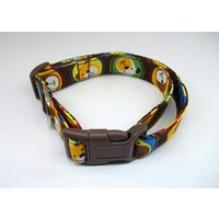 Bunte Cartoon Hundehalsband Größe Xs, S, M Oder L von xfauxpawsx