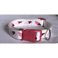 Eistüte Webband 1" Hundehalsband Größe M Oder L von xfauxpawsx