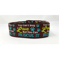 Gerettetes Breites Hundehalsband Größe M, L Oder Xl von xfauxpawsx