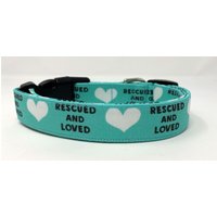 Gerettetes Und Geliebtes Hundehalsband Größe Xs, S, M, L Oder Xl von xfauxpawsx