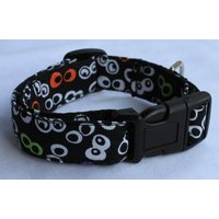 Jeepers Peepers Augapfel Halloween Hundehalsband Comic Größe Xs, S, M Oder L von xfauxpawsx