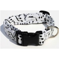 Musiknoten Hundehalsband Größe Xs, S, M, L Musical Musiknoten Hundehalsband Größe Xs, S, M, L Musical von xfauxpawsx