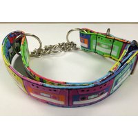 Retro Kassetten Martingale Oder Verstellbares Hundehalsband Größe M, L Xl Retro Kassetten Martingale Oder Verstellbares Hundehalsband Größe M, L Xl von xfauxpawsx