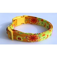 Sunny Blooms Floral Hundehalsband Größe Xs, S, M Oder L von xfauxpawsx