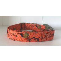 Tolles Kürbis Halloween Hundehalsband Tolles Kürbis Halloween Hundehalsband von xfauxpawsx