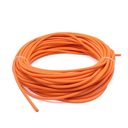 Naturlatex-Gummischlauch – 1 Meter elastischer Schlauch for chirurgische Anwendungen im Gesundheitswesen zur Verwendung mit Katapulten (ID 1,6–3 mm)(Orange,ID 2mm x 4mm OD) von xgminao
