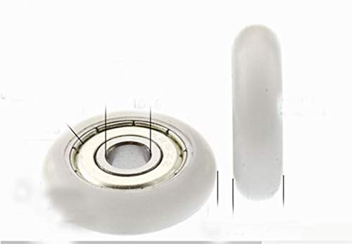 10PCS 696zz 606zz 626zz Rund Art Kugellager mit Kunststoff beschichtet Pom alle Arten Sliding Rollen ZAHNRIEMENRAD ID6mm (Größe : 6X32X11) von xiaghua369