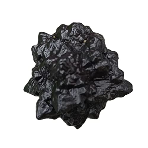 xiaghua369 1 stück Quarz Natürlicher schwarzer Diamant Unregelmäßige Kristalle Prophezeiung Rock Carbonado Mineralerzine Mine Seher Steine Geschenk von Bitimi