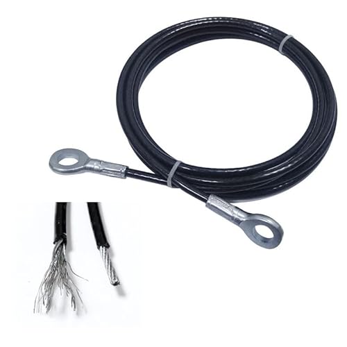 xiaghua369 1m/1,5 m/1,8 m/2m/2,5 m/3 m/3,5 m/4m/5 m/6 m/7 m Fitnessstudio -Drahtseil Schwerpfleger Stahlabirerope für Home Cable Machine Dicke 5 -mm (Größe : 1.5m) von xiaghua369
