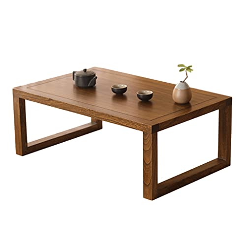 Tatami Couchtisch im japanischen Stil, kleiner Teetisch, multifunktional, Erkerfenstertisch, Zuhause, Schlafzimmer, niedriger Tisch, kleiner Tisch zum Sitzen auf dem Boden, Akzentmöbel von xianyangaililishangmaoyouxiangongsi