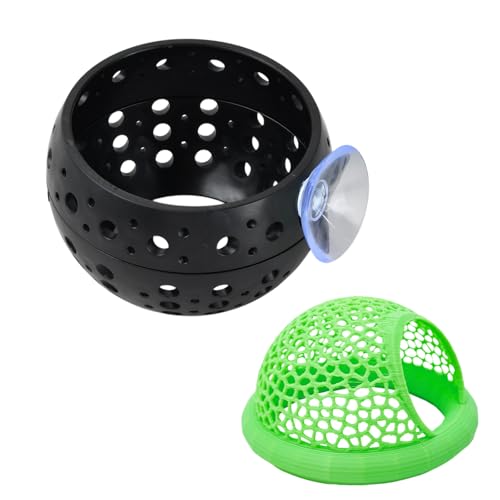 xianynow 2 Stück Fischlounge, Höhlenlounge mit Saugnapf, Kreative Aquarium-Dekoration, Aquarium-Zubehör für Wassertiere zum Züchten, Spielen und Ausruhen, passend für Glasbehälter xianynow 2 Stück Fischlounge, Höhlenlounge mit Saugnapf, Kreative Aquarium-Dekoration, Aquarium-Zubehör für Wassertiere zum Züchten, Spielen und Ausruhen, passend für Glasbehälter von xianynow