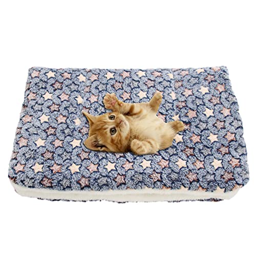 xiaolan Decke für Katzen - Niedliche beruhigende Decke mit Sternen für Katzen, Katzendecken für Katzen, Innendecke, Haustierdecke für Bett, Sofa, Box, Möbel, Geschenke und Gegenstände von xiaolan