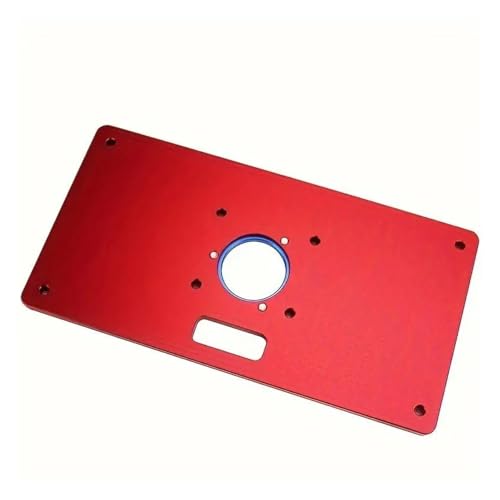 1 Set Aluminum Router Table Insert Plate High Quality W/ 2 Router Insert Rings For Trimmer Woodworking Benches Router RT0700C von xiaopang