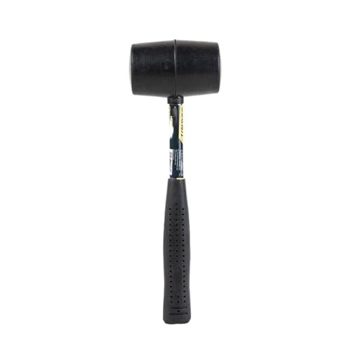 1 Stück Gummihammer, Langlebiger Kopf For Camping, Bodenbeläge, Zeltheringe, Holzbearbeitung, Sanfte Schlagarbeiten Ohne Beschädigung(12OZ) von xiaopang