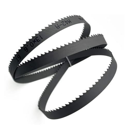 1 Stück professionelle M42 Bi-Metall-Bandsägeblätter, verschiedene Teilungen 1140–1640 mm x 13 mm x 0,6 mm for Schneiden von Metall und Hartholz(10 and 14Tpi,Length 1620mm) von xiaopang