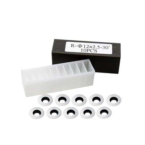 10 stücke 12mm 30-Grad Holz Drehen Werkzeuge Runde Hartmetall Einsätze for Drehmaschine Chuck Maschine 10 stücke 12mm 30-Grad Holz Drehen Werkzeuge Runde Hartmetall Einsätze for Drehmaschine Chuck Maschine von xiaopang