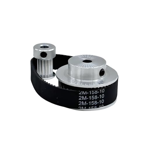 1set GT2 Zahnriemenscheibe 20 Zähne 2GT 40T 60T 80 Bohrung 5/6/8/10mm Reduction1:2/3/4 Breite 6mm Synchronräder for 3D-Drucker(20T5-60T8,2GT-180-6) von xiaopang